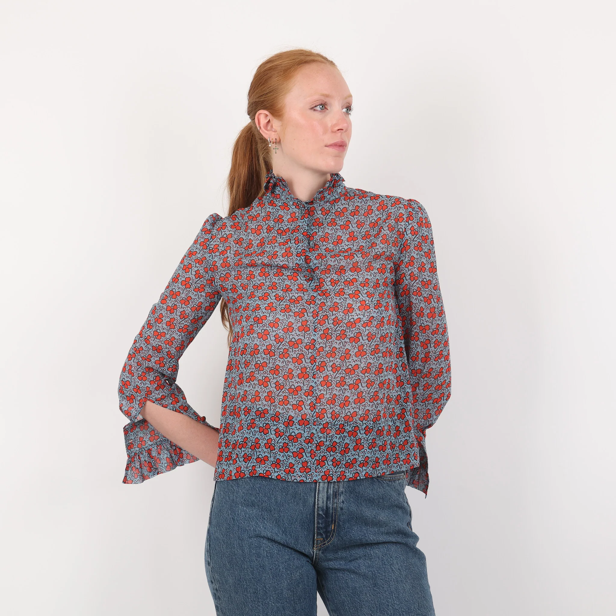 Blouse, UK Size 6 - Image 2