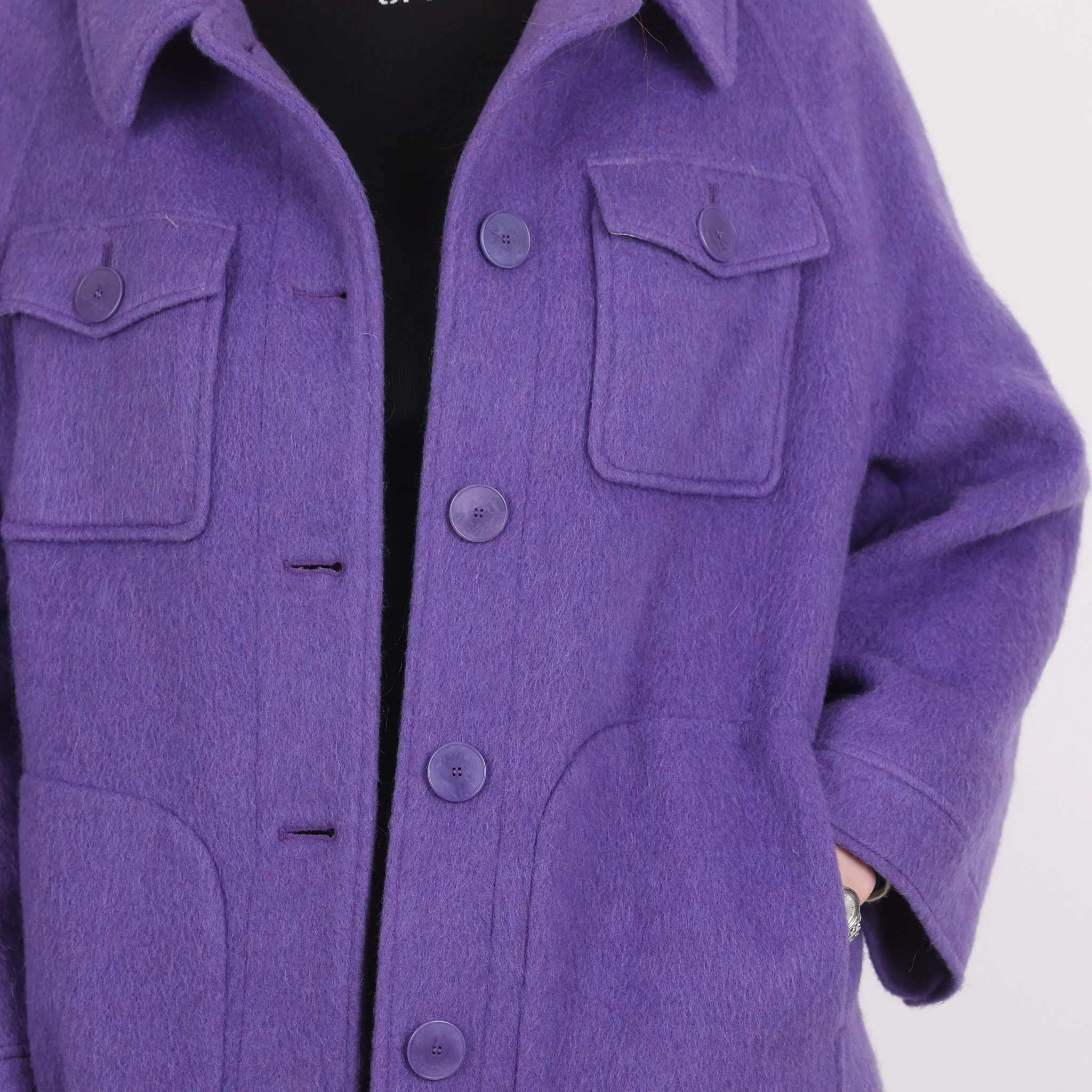 Coat, UK Size 8 - Image 4