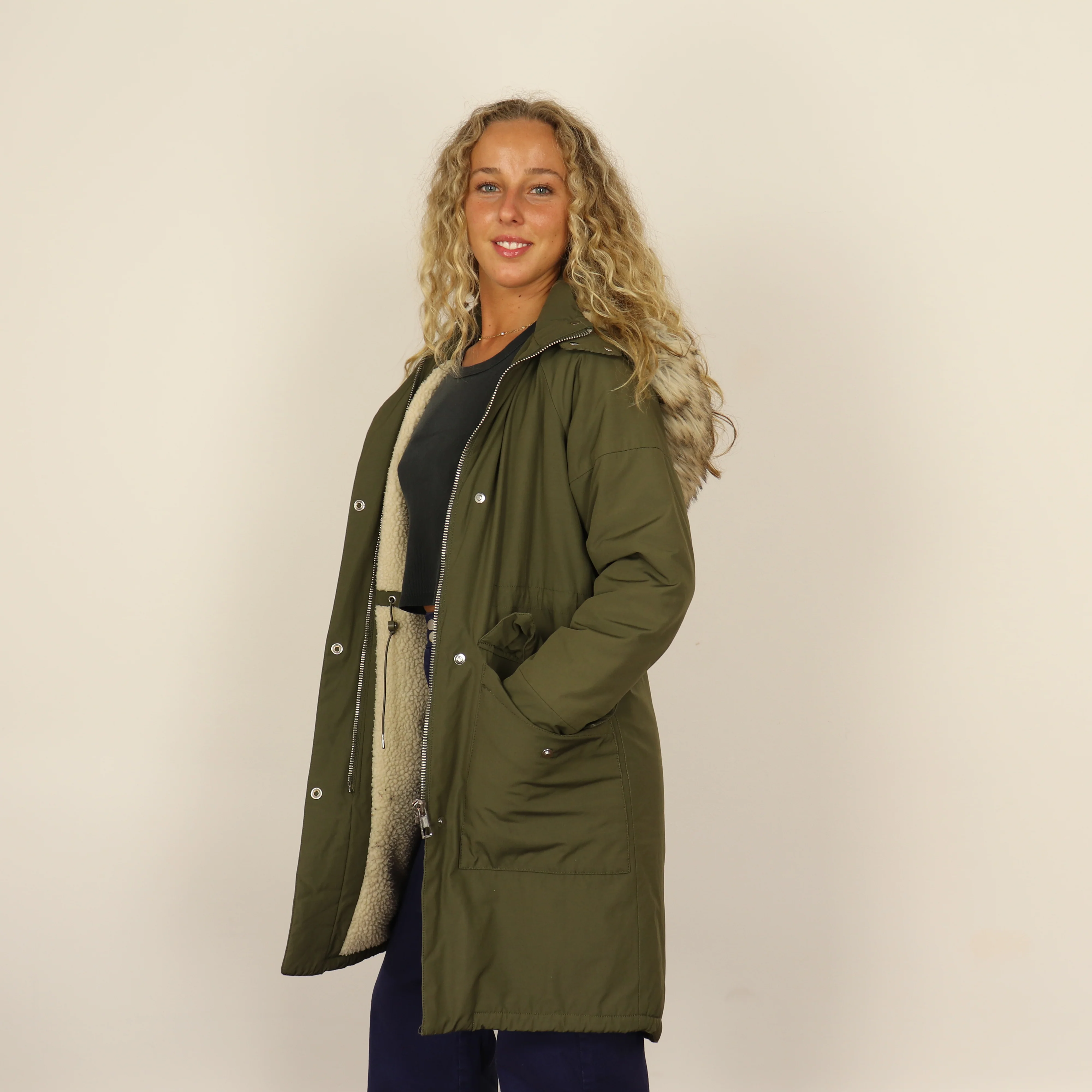 Coat, UK Size 6 - Image 3